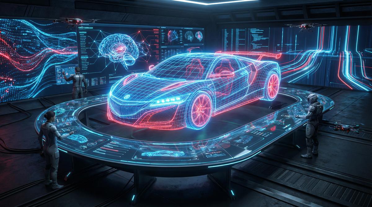 蘑菇视频AI汽车改装设计